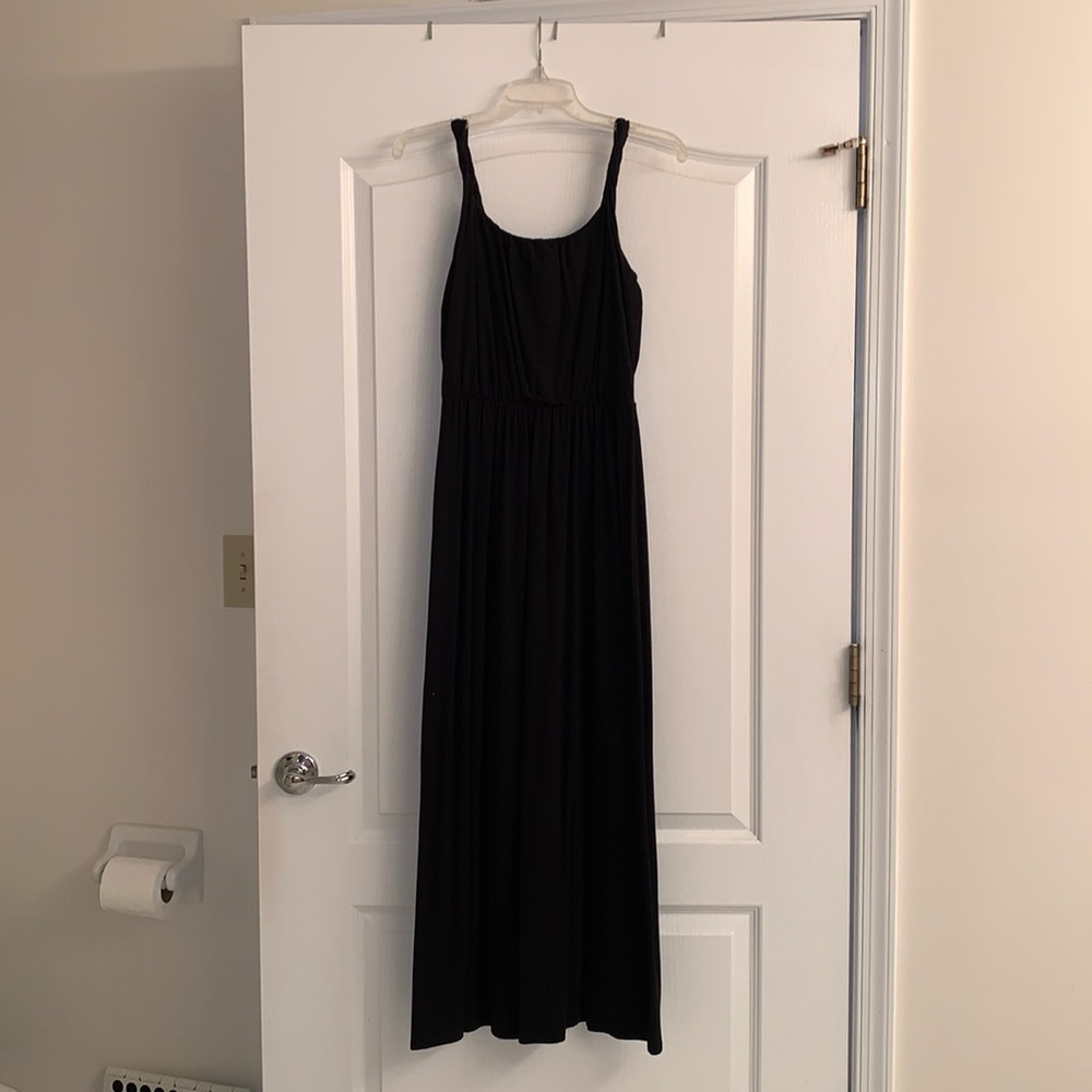 LOFT Black Maxi Dress